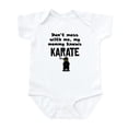 thumbnail image 1 of CafePress - My Mommy Knows Karate Body Suit - Baby Light Bodysuit, Size Newborn - 24 Months, 1 of 4