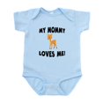 thumbnail image 1 of CafePress - My Mommy Loves Me Deer Body Suit - Baby Light Bodysuit, Size Newborn - 24 Months, 1 of 4