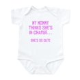 thumbnail image 1 of CafePress - My Mommy Thinks Shes In Charge Body Suit - Baby Light Bodysuit, Size Newborn - 24 Months, 1 of 4