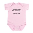 thumbnail image 1 of CafePress - My Mommy Thinks Shes In Charge Body Suit - Baby Light Bodysuit, Size Newborn - 24 Months, 1 of 4