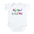 thumbnail image 1 of CafePress - My Nana Loves Me (Des. #1) Infant Bodysuit - Baby Light Bodysuit, Size Newborn - 24 Months, 1 of 4