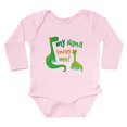 thumbnail image 1 of CafePress - My Nana Loves Me Dinos Long Sleeve Infant Bodysuit - Long Sleeve Cotton Baby Bodysuit, 1 of 4