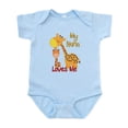 thumbnail image 1 of CafePress - My Nana Loves Me Giraffe Infant Bodysuit - Baby Light Bodysuit, Size Newborn - 24 Months, 1 of 4