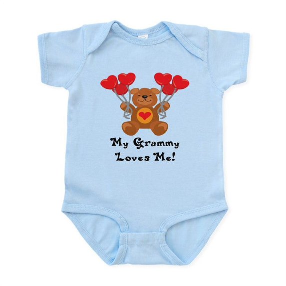 CafePress - My Nana Loves Me! Infant Bodysuit - Baby Light Bodysuit, Size Newborn - 24 Months