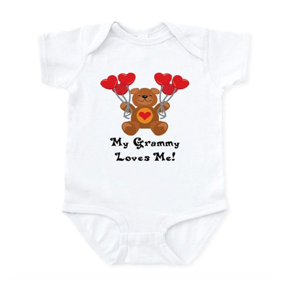 CafePress - My Nana Loves Me! Infant Bodysuit - Baby Light Bodysuit, Size Newborn - 24 Months