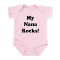 thumbnail image 1 of CafePress - My Nana Rocks Infant Bodysuit - Baby Light Bodysuit, Size Newborn - 24 Months, 1 of 4