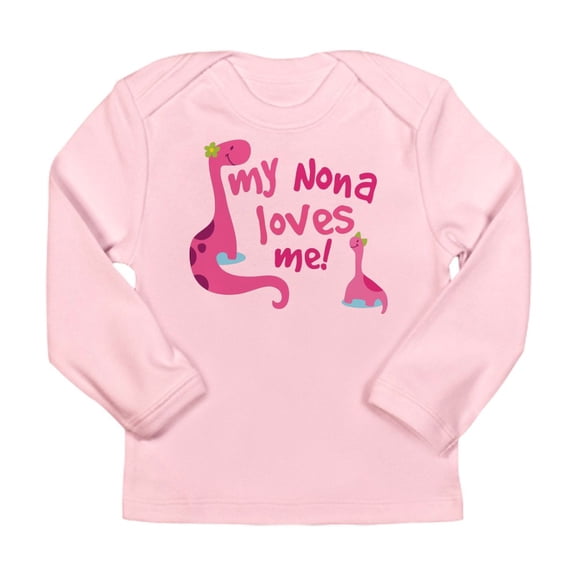 CafePress - My Nona Loves Me Long Sleeve Infant T Shirt - Long Sleeve Infant T-Shirt