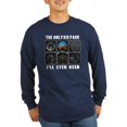 thumbnail image 1 of CafePress - My Only Six Pack D Long Sleeve T Shirt - Long Sleeve Dark T-Shirt, 1 of 4
