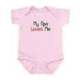 thumbnail image 1 of CafePress - My Opa Loves Me Infant Bodysuit - Baby Light Bodysuit, Size Newborn - 24 Months, 1 of 4