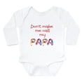 thumbnail image 1 of CafePress - My Papa Body Suit - Long Sleeve Cotton Baby Bodysuit, 1 of 4