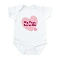 thumbnail image 1 of CafePress - My Papa Loves Me Infant Creeper - Baby Light Bodysuit, Size Newborn - 24 Months, 1 of 4