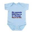 thumbnail image 1 of CafePress - My Parents Think Theyre In Charge Body Suit - Baby Light Bodysuit, Size Newborn - 24 Months, 1 of 4