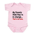 thumbnail image 1 of CafePress - My Parents Think Theyre In Charge Body Suit - Baby Light Bodysuit, Size Newborn - 24 Months, 1 of 4