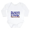 thumbnail image 1 of CafePress - My Parents Think Theyre In Charge Body Suit - Long Sleeve Cotton Baby Bodysuit, 1 of 4