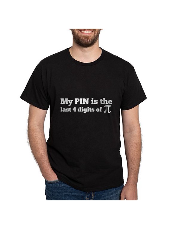 - My Pin Last 4 Digits Of Pi T Shirt - Men's Classic Cotton T-Shirts