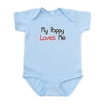 thumbnail image 1 of CafePress - My Poppy Loves Me Baby Onesie - Baby Light Bodysuit, Size Newborn - 24 Months, 1 of 4