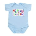 thumbnail image 1 of CafePress - My Poppy Loves Me (Des. #1) Infant Bodysuit - Baby Light Bodysuit, Size Newborn - 24 Months, 1 of 4