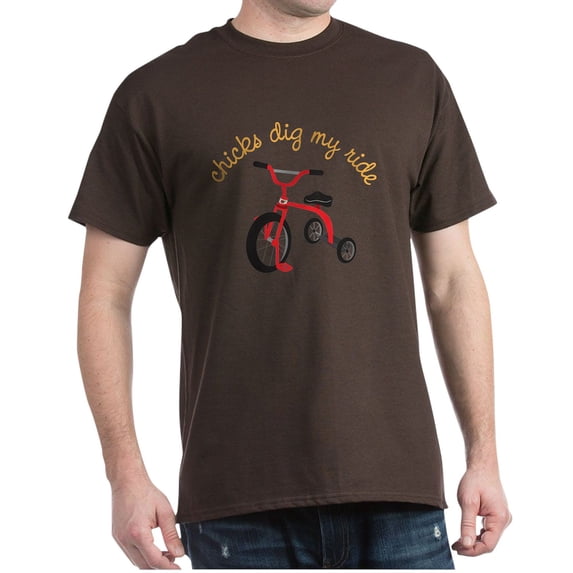 CafePress - My Ride Dark T Shirt - Men's Classic Graphic Cotton T-Shirt