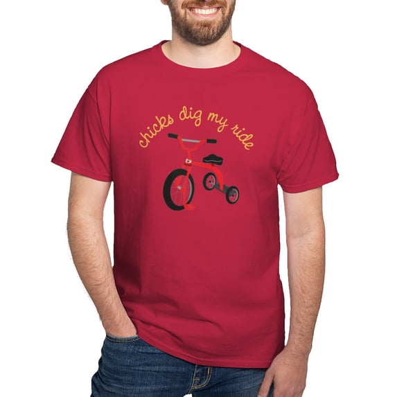 CafePress - My Ride Dark T Shirt - Men's Classic Graphic Cotton T-Shirt