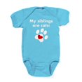 thumbnail image 1 of CafePress - My Siblings Are Cats - Cute Infant Bodysuit Baby Romper - Size Newborn - 24 Months, 1 of 3