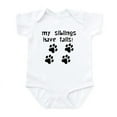 thumbnail image 1 of CafePress - My Siblings Have Tails Body Suit - Baby Light Bodysuit, Size Newborn - 24 Months, 1 of 4