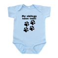 thumbnail image 1 of CafePress - My Siblings Have Tails Body Suit - Baby Light Bodysuit, Size Newborn - 24 Months, 1 of 4