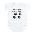 thumbnail image 1 of CafePress - My Sister Has A Tail Body Suit - Baby Light Bodysuit, Size Newborn - 24 Months, 1 of 4