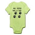 thumbnail image 1 of CafePress - My Sister Has A Tail Body Suit - Baby Light Bodysuit, 1 of 1