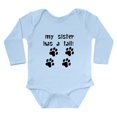thumbnail image 1 of CafePress - My Sister Has A Tail Body Suit - Long Sleeve Cotton Baby Bodysuit, 1 of 4