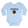 thumbnail image 1 of CafePress - My Sister Is A Goldendoodle Body Suit - Long Sleeve Cotton Baby Bodysuit, 1 of 4