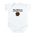 thumbnail image 1 of CafePress - My Sister Is A Great Dane Body Suit - Baby Light Bodysuit, Size Newborn - 24 Months, 1 of 4