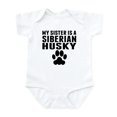 thumbnail image 1 of CafePress - My Sister Is A Siberian Husky Body Suit - Baby Light Bodysuit, Size Newborn - 24 Months, 1 of 4