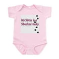 thumbnail image 1 of CafePress - My Sister Is A Siberian Husky Infant Bodysuit - Baby Light Bodysuit, Size Newborn - 24 Months, 1 of 4