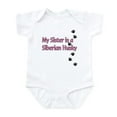 thumbnail image 1 of CafePress - My Sister Is A Siberian Husky Infant Bodysuit - Baby Light Bodysuit, Size Newborn - 24 Months, 1 of 4