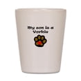 thumbnail image 1 of CafePress - My Son Is A Yorkie - White Shot Glass, Unique and Funny Shot Glass, 1 of 2