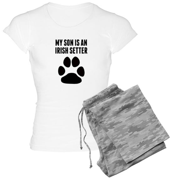 CafePress - My Son Is An Irish Setter Pajamas - Women's Light Pajamas