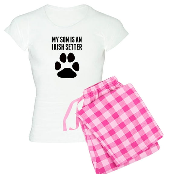 CafePress - My Son Is An Irish Setter Pajamas - Women's Light Pajamas