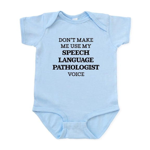 CafePress - My Speech Language Pathologist Baby Light Bodysuit - Baby Light Bodysuit, Size Newborn - 24 Months