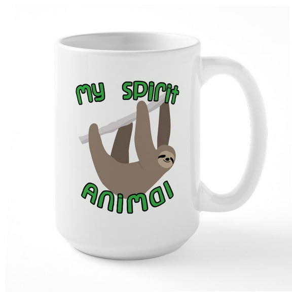 CafePress - My Spirit Animal - 15 oz Ceramic Large White Nolvety Mug