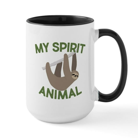 CafePress - My Spirit Animal - 15 oz Ceramic Large White Novelty Mug