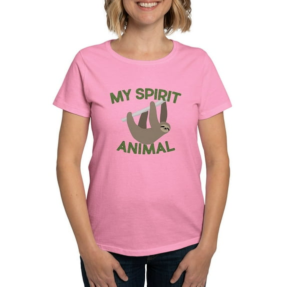 CafePress - My Spirit Animal Women's Classic T Shirt - Women's Traditional Fit Dark T-Shirt