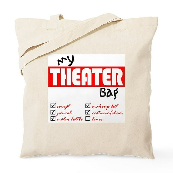 CafePress - My Theater Tote Bag - Unisex Canvas Tote Bag, Beige, 1-Piece