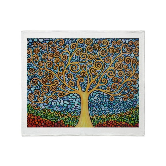 CafePress - My Tree Of Life Throw Blanket - Soft Fleece Throw Blanket, 50"x60" for All Ages