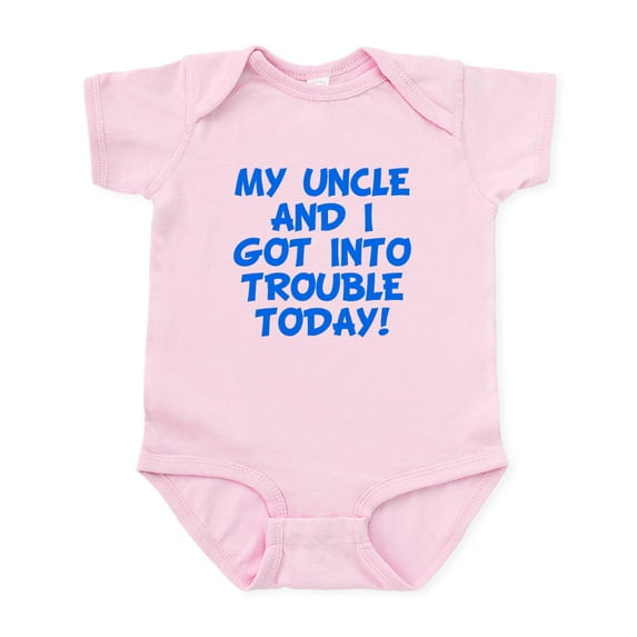 CafePress - My Uncle And I Got Into Trouble Body Suit - Baby Light Bodysuit, Size Newborn - 24 Months