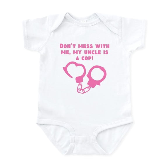 CafePress - My Uncle Is A Cop Body Suit - Baby Light Bodysuit, Size Newborn - 24 Months