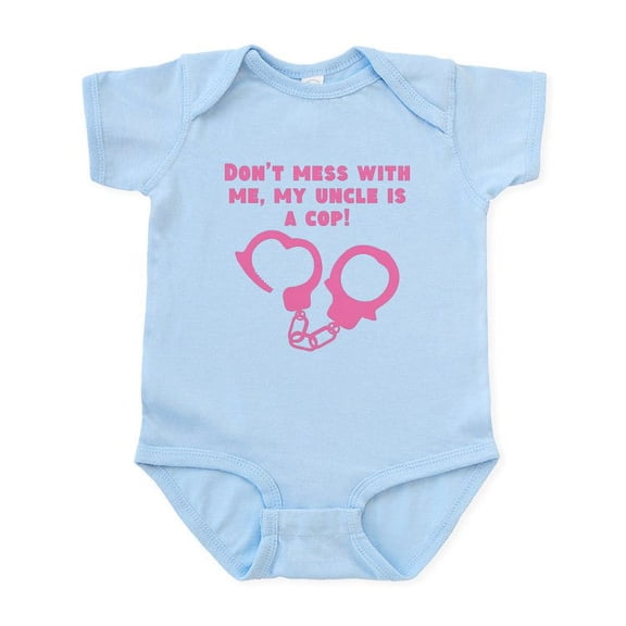 CafePress - My Uncle Is A Cop Body Suit - Baby Light Bodysuit, Size Newborn - 24 Months