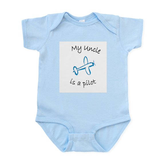 CafePress - My Uncle Is A Pilot Infant Bodysuit - Baby Light Bodysuit, Size Newborn - 24 Months