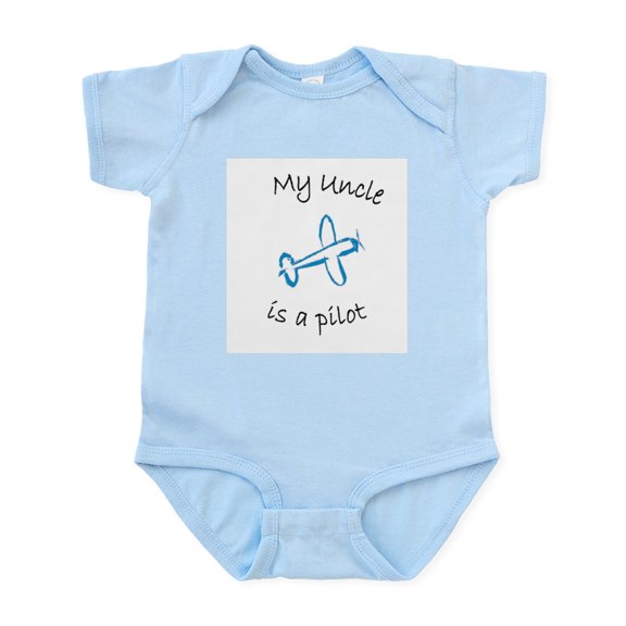 CafePress - My Uncle Is A Pilot Infant Bodysuit - Baby Light Bodysuit, Size Newborn - 24 Months