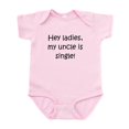 thumbnail image 1 of CafePress - My Uncle Is Single Body Suit - Baby Light Bodysuit, Size Newborn - 24 Months, 1 of 4
