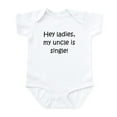 thumbnail image 1 of CafePress - My Uncle Is Single Body Suit - Baby Light Bodysuit, Size Newborn - 24 Months, 1 of 4